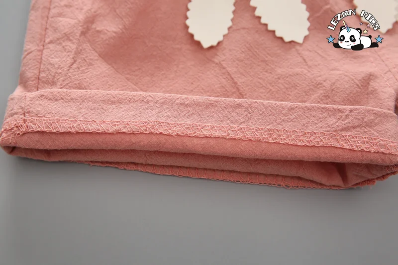 LEZONKIDS - Conjunto de Roupas de Verão para Meninas de 5-8 Anos com Estampa de Melancia, Camiseta de Manga Curta e Shorts, 2 Peças, Conjuntos de Roupas para Crianças
